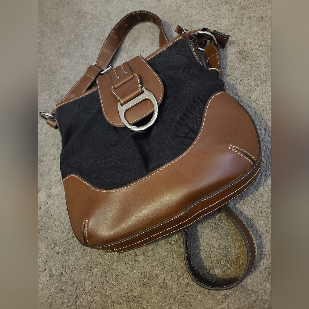 AMERICAN LIVING-Elegant Black and Brown Women's Shoulder Bag